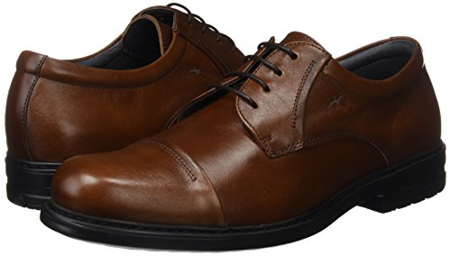 Fluchos Simon, Zapatos de Cordones Derby para Hombre, Marrón (Libano 000), 43 EU