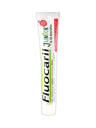 FLUOCARIL Junior Gel Frutos Rojos 75ML, Negro, Estándar
