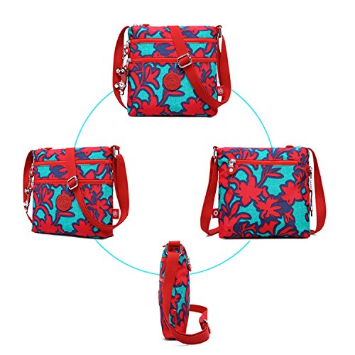 Foino Bolso de Moda Bolso Bandolera Mujer Bolsas de Viaje Bolsos Escolares Bolsa de Deporte Ligero Vintage Colegio Libro Travel Bag para Tablet Bolsa Diseño