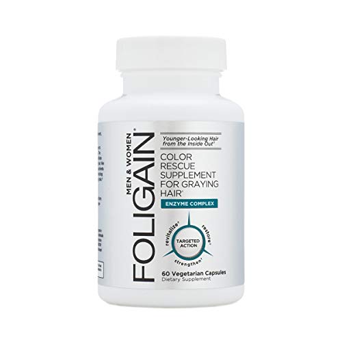 FOLIGAIN - Suplemento para el rescate del cabello canoso. - 60 cápsulas