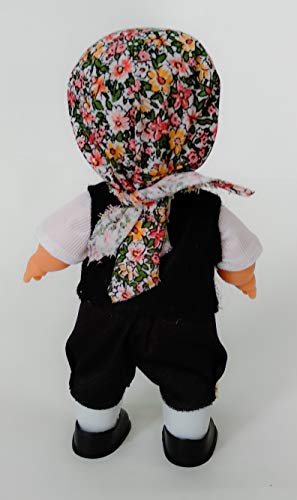 Folk Artesanía Muñeca colección Regional de 15 cm con Vestido típico Alcarreño (La Alcarria Guadalajara) España.