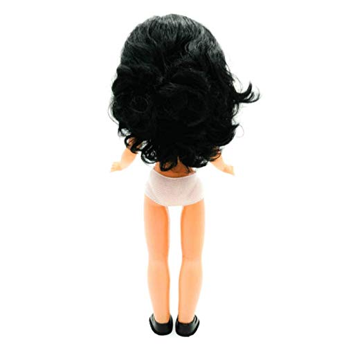 Folk Artesanía Muñeca Sintra Desnuda 42 cm Nuevo Modelo Mejorado. Similar Nancy Famosa (Morena Ojos Verdes)