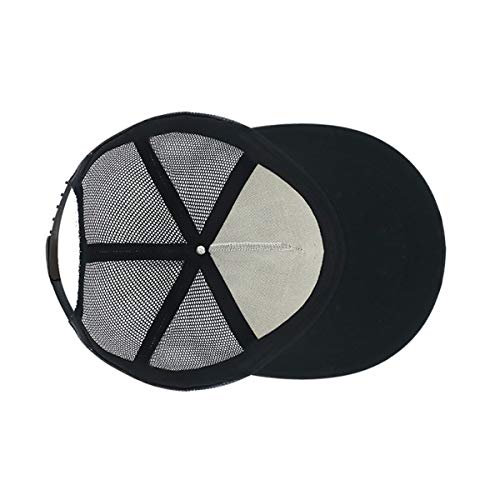 FONDSILVER - Gorra de béisbol unisex con gafas para fumar para hombres, mujeres, niños y niñas, ajustable, plano, con visera de hip hop, para deportes al aire libre, color negro