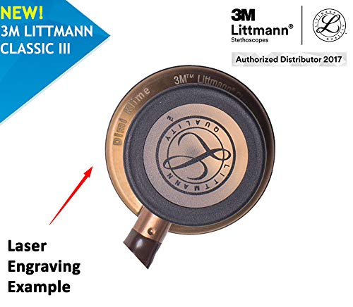 Fonendoscopio 3M™ Littmann® Classic III™ con grabado láser gratuito - Negro Arco iris 5870