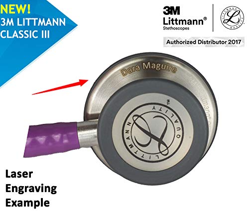 Fonendoscopio 3M™ Littmann® Classic III™ con grabado láser gratuito - Negro Arco iris 5870