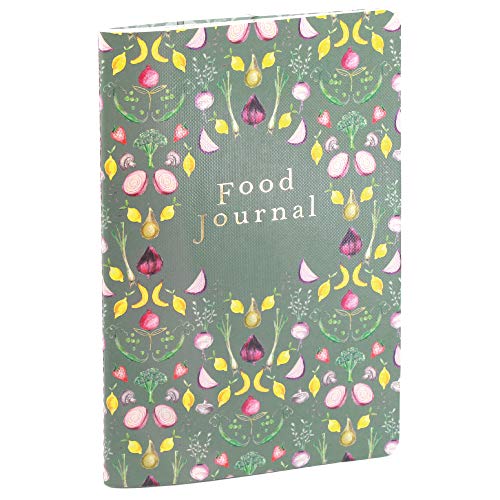 Food Diary de Boxclever Press. Planner de alimentos compatible con Weight Watchers y planes de dieta. Incluye monitor corporal, tabla de pérdida de peso y planificador de comidas. (Verde Salvia)