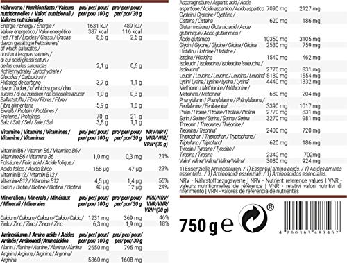 foodspring Proteína Vegana, Chocolate, 750g, 100% proteína vegetal, Fabricada en Alemania