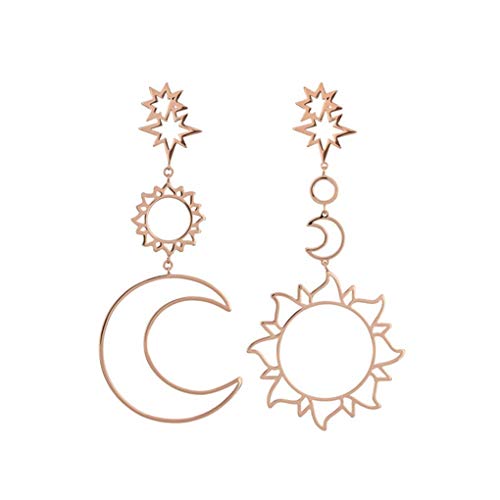 forbestest 1 par estilo coreano irregular geometría de las mujeres pendientes de huecos a cabo chicas cuelgan gota anillos de oído del oído de los pernos prisioneros de Bohemia Útil Asequible