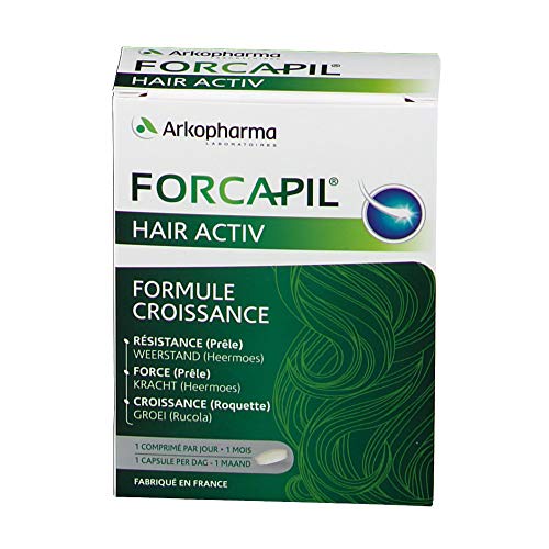 Forcapil HAIR ACTIV Keratin'Activ Croissance Force et Densité du Cheveu - 3 Mois de Traitement 90 Comprimés …