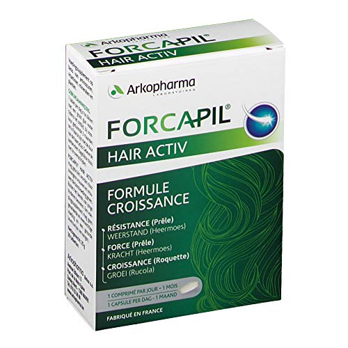 Forcapil HAIR ACTIV Keratin'Activ Croissance Force et Densité du Cheveu - 3 Mois de Traitement 90 Comprimés …