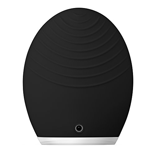 Foreo Luna 2 - Cepillo de limpieza facial para hombres, masajeador antienvejecimiento resistente al agua y dispositivo de pre afeitado, negro