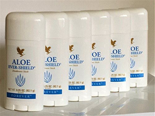 Forever Living Aloe Ever Shield - Desodorante, el paquete incluye 6 unidades