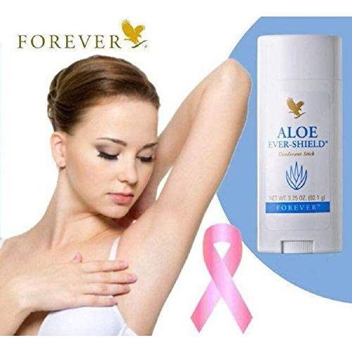 Forever living ever-shield desodorante aloe vera natural contra mal olor axila sin aluminio ni alcohol frescura y limpieza todo el dia.