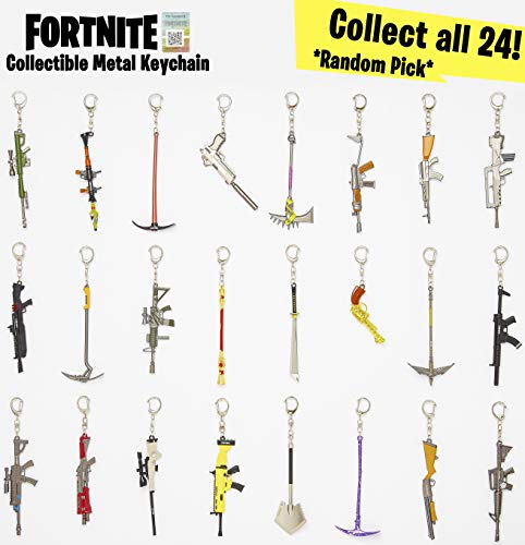 Fortnite Llavero, Llaveros Armas Collection Regalo con Fusil Picos y Armas de Personajes Battle Royale Collection Regalos Cumpleaños Niños Colegio Selección Aleatoria De 1
