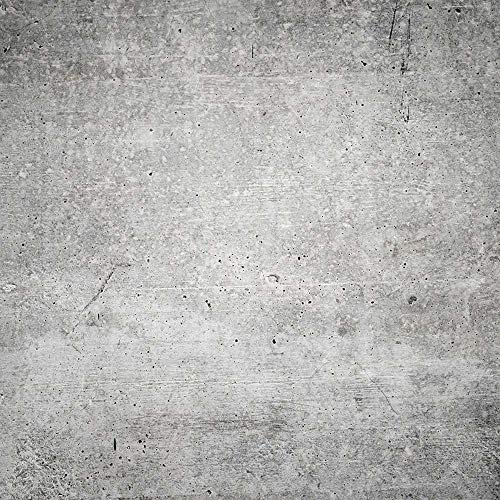FORWALL hormigón – Papel pintado fotográfico Photo Wallpaper Mural amf12137 _ P gratis para pared, negro / gris, P8 (368cm. x 254cm.)