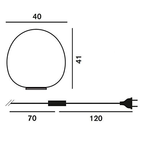 Foscarini Rituals XL - Mesa con interruptor de encendido/apagado