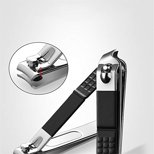 Foshuo Manicure Pedicure Set para Hombre Y Mujer,Cortadores De Uñas Slant Edge Cortaúñas Cortadoras De Uñas Podólogos Cortaúñas Cortadores Pinzas para Uñas De Dedos Gruesos Cortaúñas Uñas Cortauñas