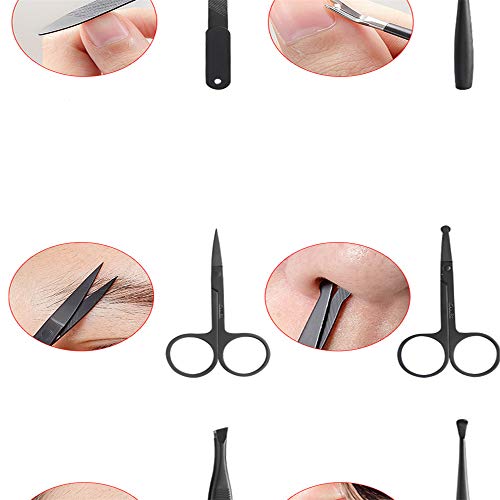 Foshuo Manicure Pedicure Set para Hombre Y Mujer,Cortadores De Uñas Slant Edge Cortaúñas Cortadoras De Uñas Podólogos Cortaúñas Cortadores Pinzas para Uñas De Dedos Gruesos Cortaúñas Uñas Cortauñas