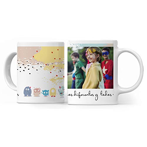 Fotoprix Taza Personalizada con Foto para Regalar a Tus Amigos | Regalo Original compañeros de Clase | Varios diseños (Amigos)