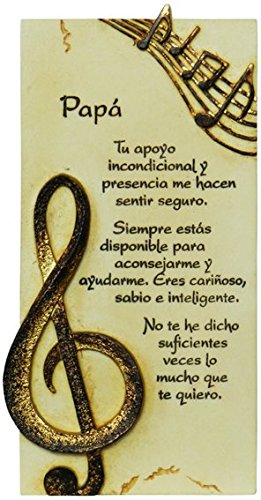 Framan PERGAMINO DE Piedra LABRADA con Textos para Ocasiones Especiales, Original Y ECONÓMICO. Especial PAPÁ