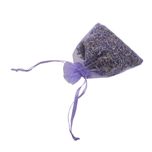 Fransande - Paquete de 15 paquetes de lavanda | Desodorante natural, bolsa floral secada, bolsa de perfume de lavanda a la más alta fragancia