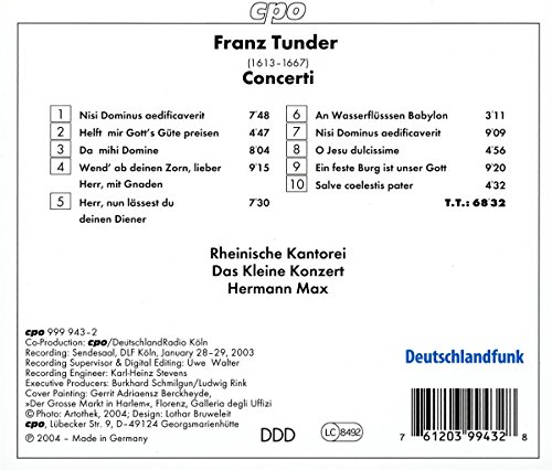 Franz Tunder: Concerti