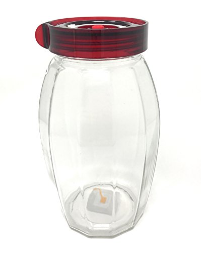 Frasco de fermentación con válvula de liberación de aire unidireccional, tapa de boca ancha y sello de silicona, ideal para chucrut y kimchi (2,4 litros)