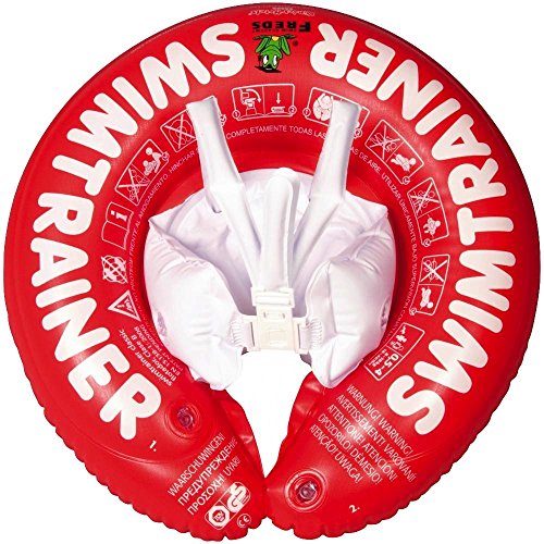 Fred's Swim Academy - Flotador de aprendizaje de natación para niños, color rojo