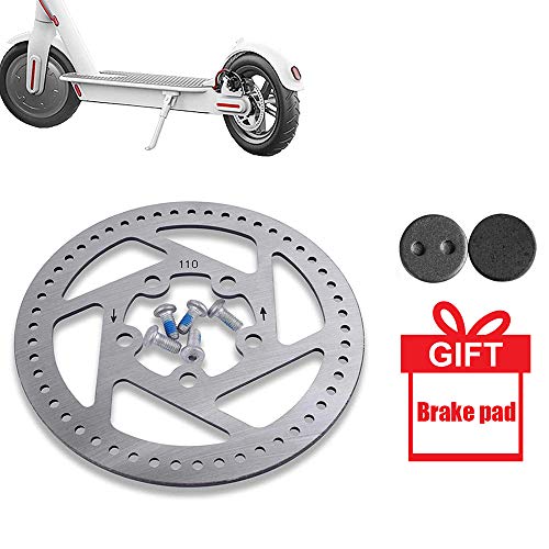 FreeLeben Xiaomi Scooter Eléctrico Disco de Freno Disco de Freno Pieza de Repuesto Accesorio para Xiaomi M365 Scooter Eléctrico (110mm (for Xiaomi M365))