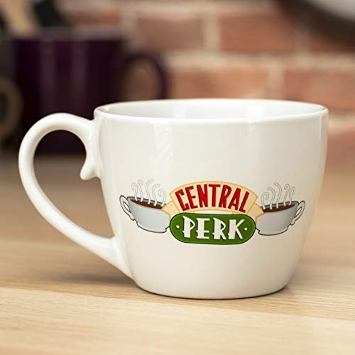Friends Central Perk - Taza de café y té (cerámica, 296 ml)