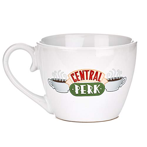 Friends Central Perk - Taza de café y té (cerámica, 296 ml)
