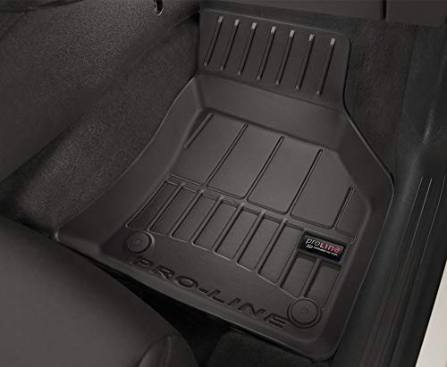 Frogum Alfombrillas de Goma 3D Pro-Line compatible con Seat Leon III Desde 2012 / compatible con VW Golf VII 2012-2019 / compatible conT-Roc Desde 2017