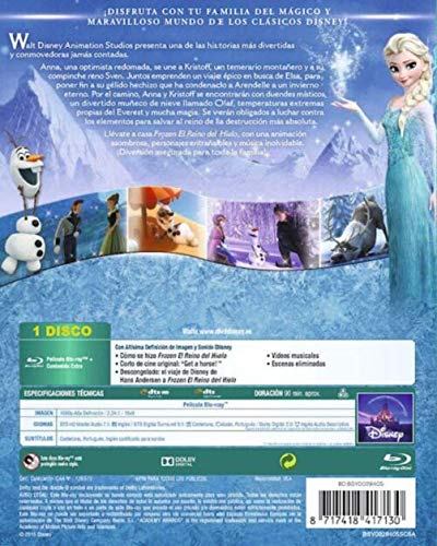 Frozen, El Reino Del Hielo [Blu-ray]