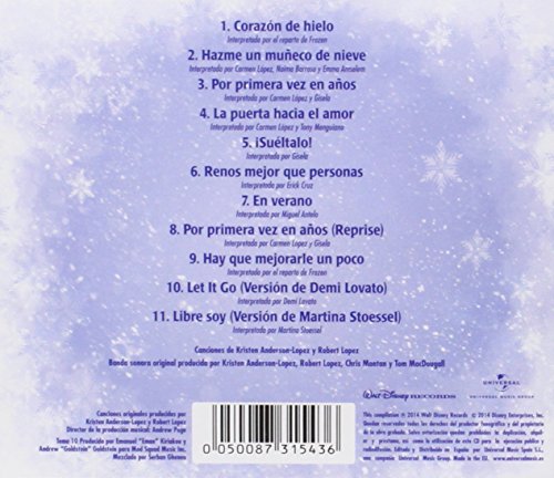 Frozen: El Reino del Hielo - Las Canciones