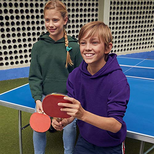 Fruit of the Loom - Sudadera clásica 80/20 Unisex para niños (7-8/Amarillo Oscuro)