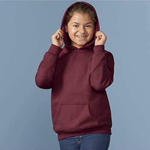 Fruit of the Loom - Sudadera clásica 80/20 Unisex para niños (7-8/Amarillo Oscuro)