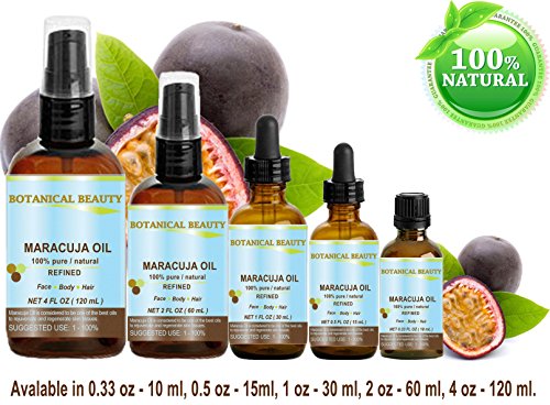 fruta de la pasión aceite. 100% puro/naturales. kaltgepr esste/unverwässert – 10 ml. Para Cara, pelo y cuerpo.