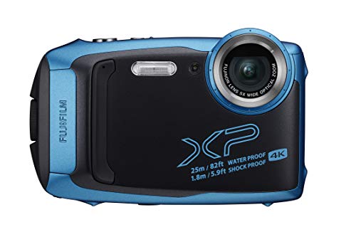 Fujifilm FinePix XP140 - Cámara Digital Compacta, Color Azul Claro