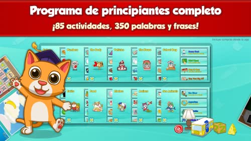 Fun English: Aprende inglés - Juegos didácticos para aprender idiomas para que niños de 3 a 10 años aprendan a leer, hablar y deletrear