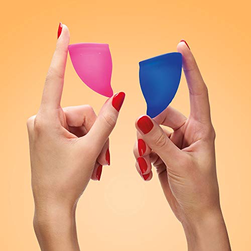 Fun Factory Fun Factory Fun Silicone Menstraual Cup Explore Kit Pink and Ultramarine 500 g