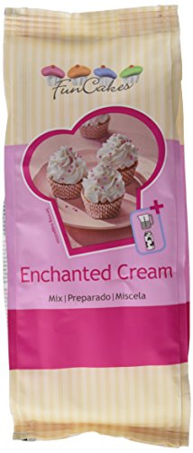 FunCakes Preparado para Enchanted Cream, Relleno o Frosting Ligero, Esponjoso y Blanco con Sabor Suave a Vainilla, 450g