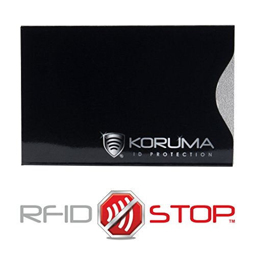 Funda bloquedadora RFID para tarjetas de débito – Protección total contra robo – Funda probada para proteger la tarjeta de crédito (kuk-70vbls)