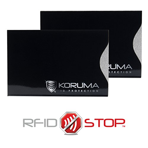Funda bloquedadora RFID para tarjetas de débito – Protección total contra robo – Funda probada para proteger la tarjeta de crédito (kuk-70vbls)