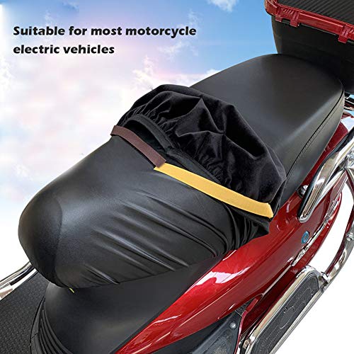 Funda de asiento de motocicleta, protector de UV resistente al desgaste utilizable de doble cara Funda de cojín de asiento Scooter de motocicleta Fundas de asiento ATV para la mayoría de los asientos