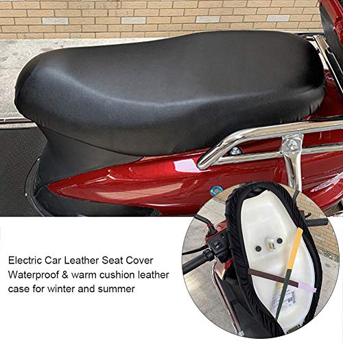 Funda de asiento de motocicleta, protector de UV resistente al desgaste utilizable de doble cara Funda de cojín de asiento Scooter de motocicleta Fundas de asiento ATV para la mayoría de los asientos