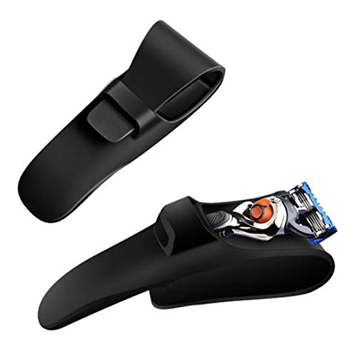 Funda de Viaje portátil de Navaja de Afeitar, Impermeable de Silicona para Gillette Parker Merkur Funda de afeitadora Suave Funda de Transporte Bolsa