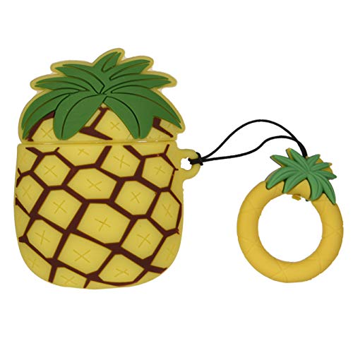 Funda para Auriculares Inalámbricos de Silicona Flexible (Piña)