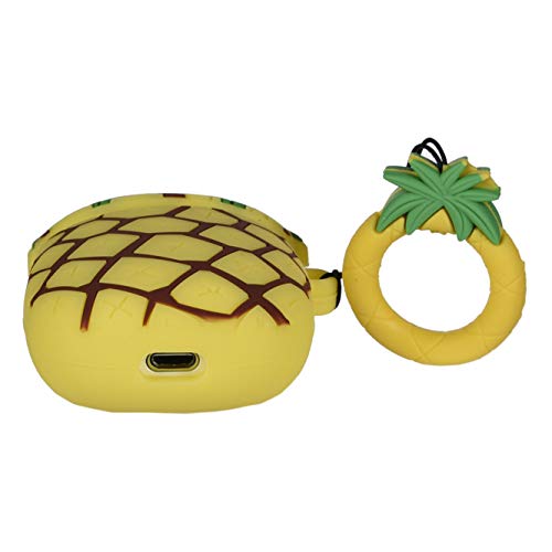 Funda para Auriculares Inalámbricos de Silicona Flexible (Piña)