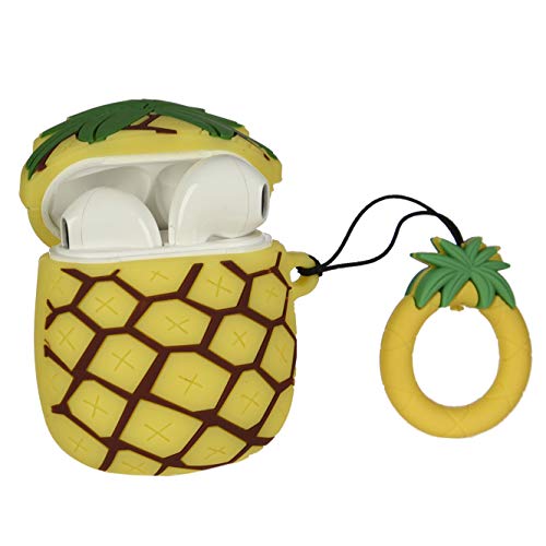 Funda para Auriculares Inalámbricos de Silicona Flexible (Piña)