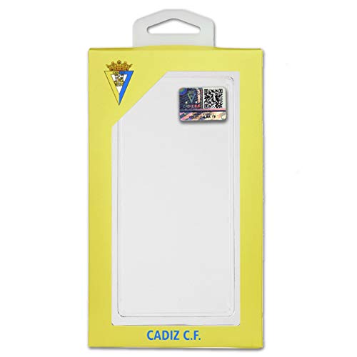 Funda para iPhone 11 del Cádiz para Proteger tu móvil. Carcasa para Apple de Silicona Flexible con Licencia Oficial de Cádiz CF.